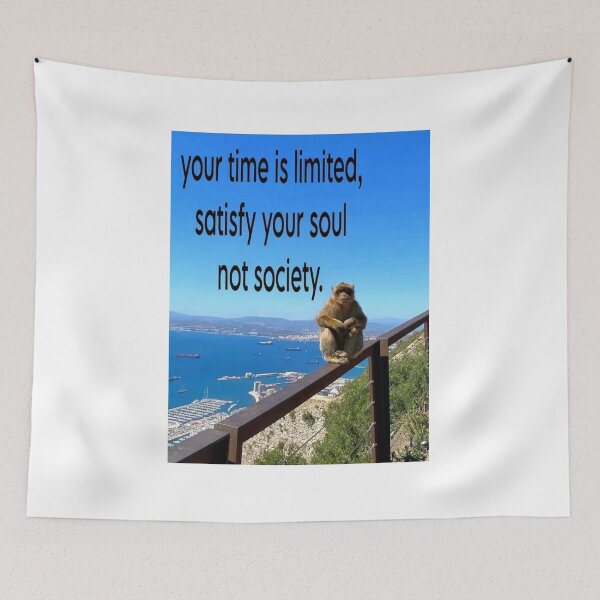 Item preview, your time is limited satisfy your soul not society designed and sold by cloudzer0000.