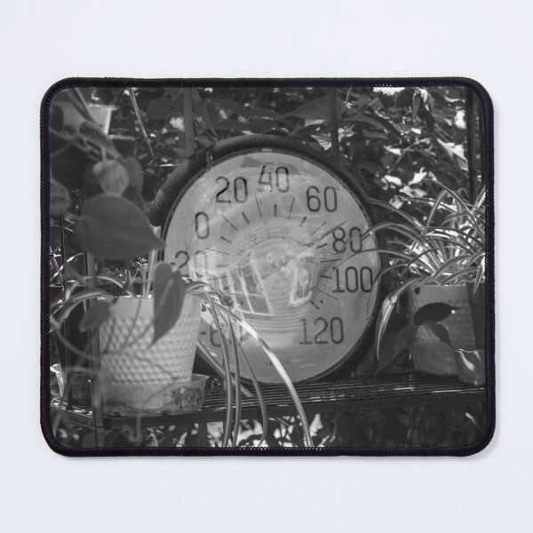 Item preview, B&W Clock and Plants designed and sold by CreatiLina.