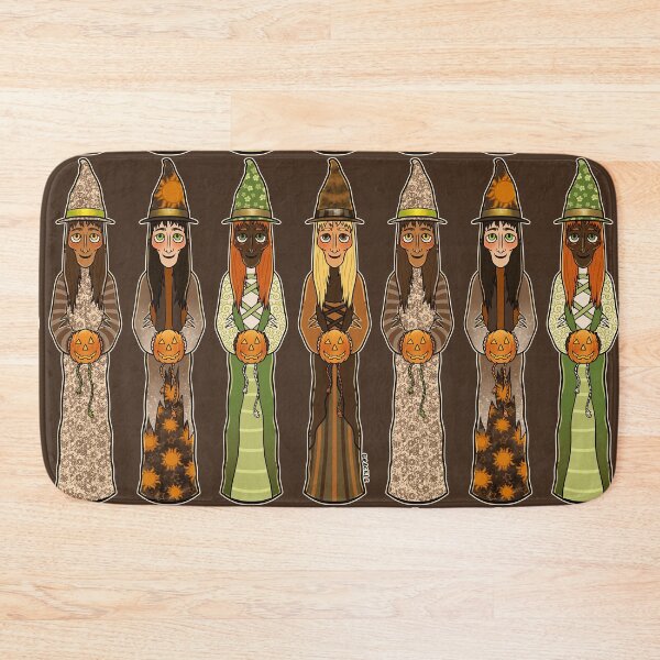 Item preview, Cottagecore Well Dressed Witches designed and sold by JanGrackle.