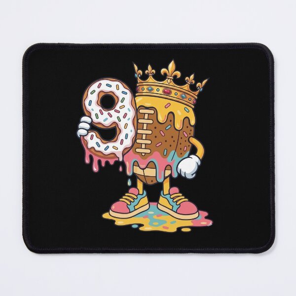 Item preview, Football 9th Birthday Ice Cream Drip Nine Year Old designed and sold by KIROSALS.
