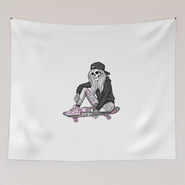 Item preview, skateboard skull designed and sold by melisagaras88.