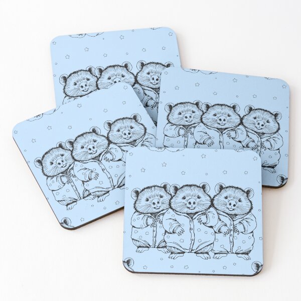 Item preview, Cute Wombats Drawing  designed and sold by pUNKnown.