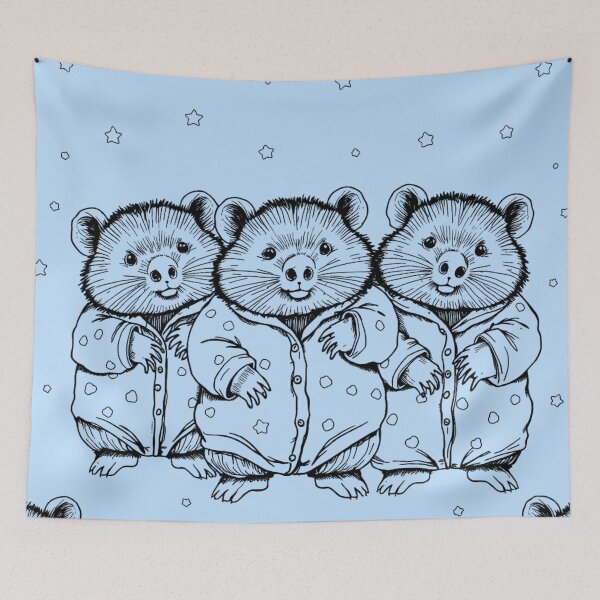 Item preview, Cute Wombats Drawing  designed and sold by pUNKnown.