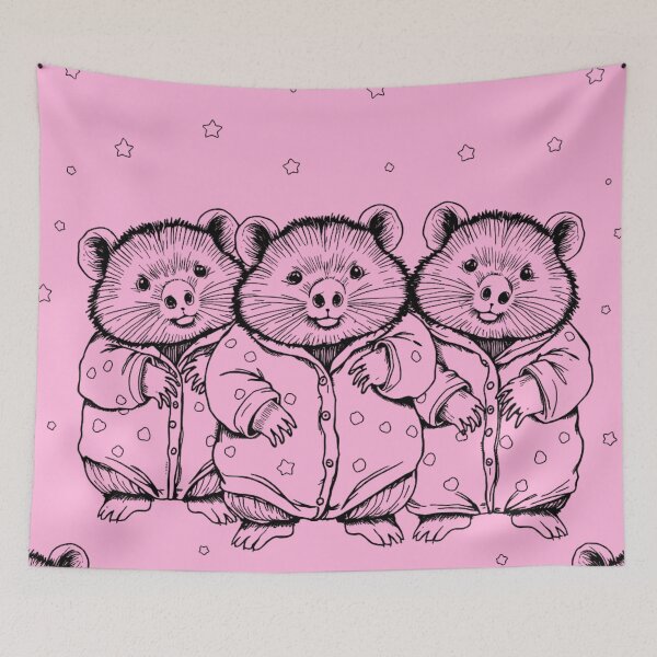 Item preview, Cute Wombats Drawing  designed and sold by pUNKnown.
