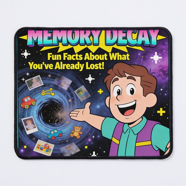Item preview, Memory Decay VHS Parody - 90s Retro Humor designed and sold by PictorialWhimsy.