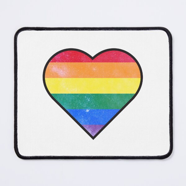 Item preview, Rainbow Pride Starry Heart designed and sold by Dragon Meets Cat.