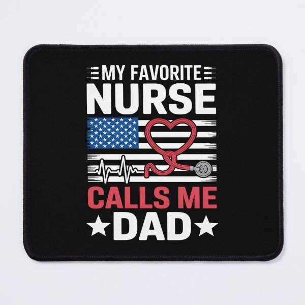 Item preview, my nurse calls me dad nurse flag designed and sold by BlassmausArt.