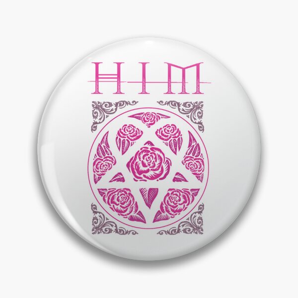 Item preview, Heartagram Him Band Tee Heartagram Tee Pink  designed and sold by AutomaticTaxi.