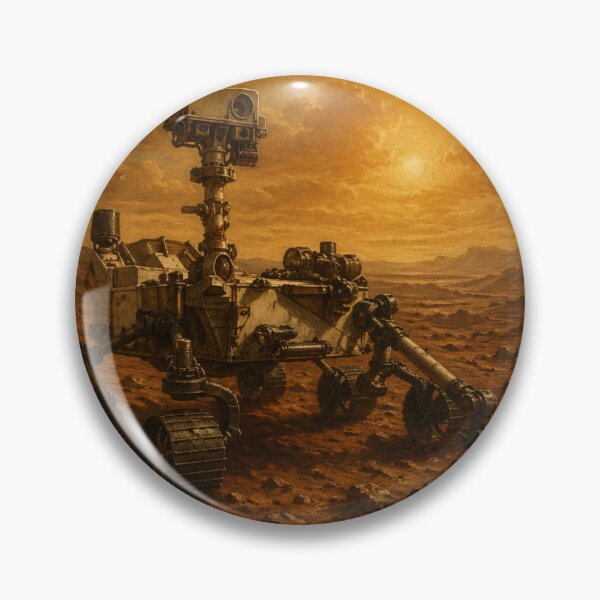 Item preview, Renaissance Mars Rover Chiaroscuro Space Art Print designed and sold by BlairWynne.