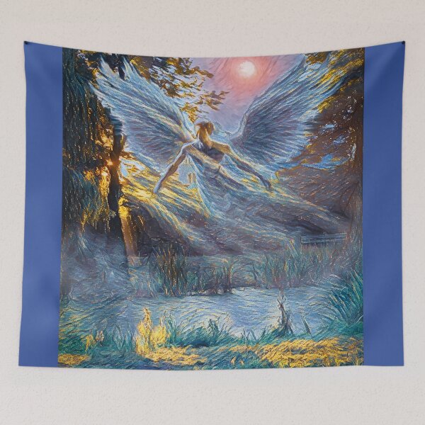 Item preview, Angel Breeze Through the Trees designed and sold by RiverDeeDesigns.