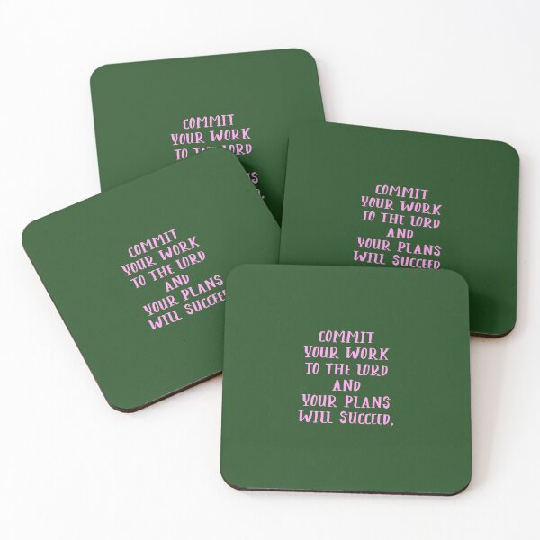 Item preview, COMMIT YOUR WORK TO THE LORD  designed and sold by thehappyintrovert .
