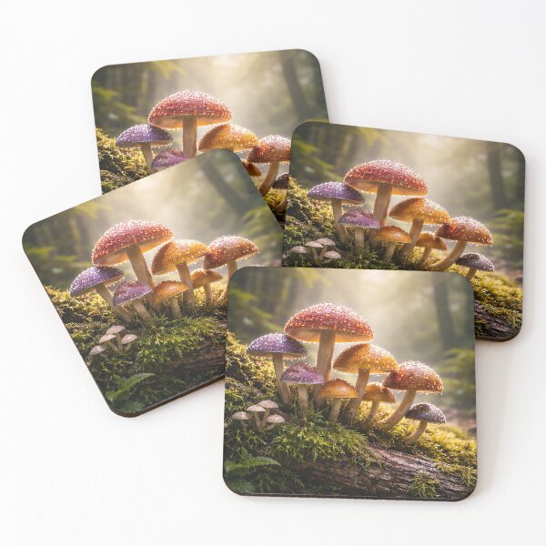 Item preview, Dew-Kissed Forest Mushrooms designed and sold by Pixel Junkies Studio.
