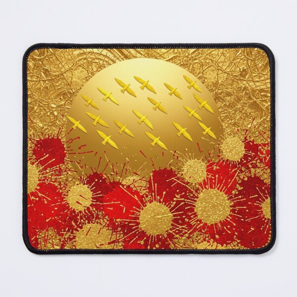 Item preview, Luxury Gold Abstract Sun Birds Modern Wall Art designed and sold by PixorStudio.