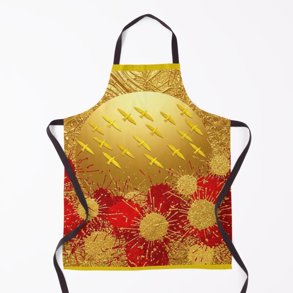 Item preview, Luxury Gold Abstract Sun Birds Modern Wall Art designed and sold by PixorStudio.