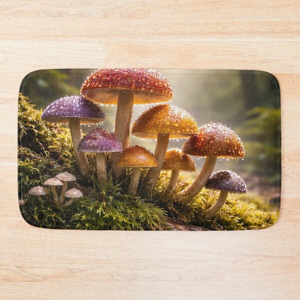 Item preview, Dew-Kissed Forest Mushrooms designed and sold by Pixel Junkies Studio.