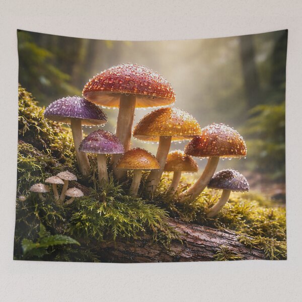 Item preview, Dew-Kissed Forest Mushrooms designed and sold by Pixel Junkies Studio.