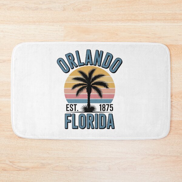 Item preview, Orlando Florida Vintage Beach Palm Trees Summer in Orlando designed and sold by BlassmausArt.