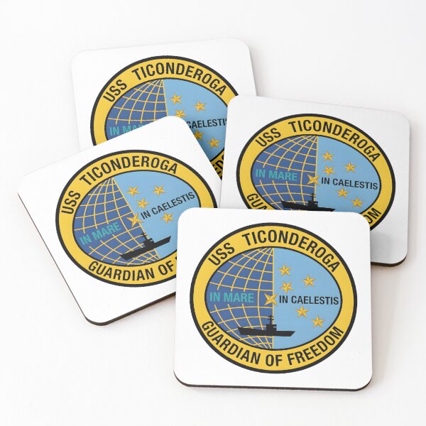 Item preview, USS Ticonderoga CG-47 Guardian of Freedom Guided Missile Cruiser Emblem designed and sold by CharlieDesings.