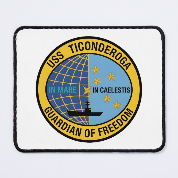 Item preview, USS Ticonderoga CG-47 Guardian of Freedom Guided Missile Cruiser Emblem designed and sold by CharlieDesings.