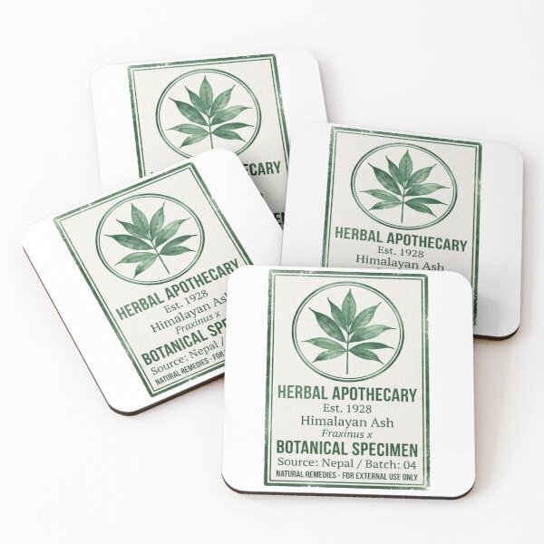 Item preview, Vintage Himalayan Ash Plant Stamp Botanical Label designed and sold by Digital Duniyah.