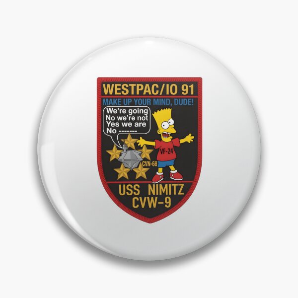 Item preview, USS Nimitz CVN-68 WESTPAC 1991 Deployment Patch designed and sold by CharlieDesings.