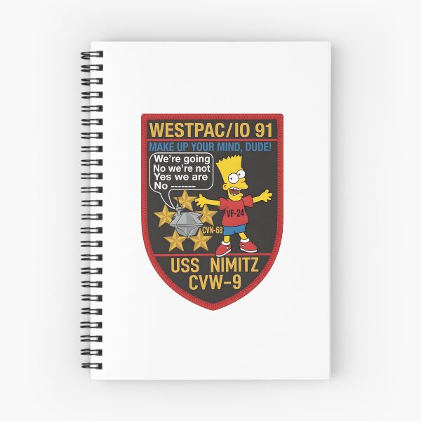 Item preview, USS Nimitz CVN-68 WESTPAC 1991 Deployment Patch designed and sold by CharlieDesings.