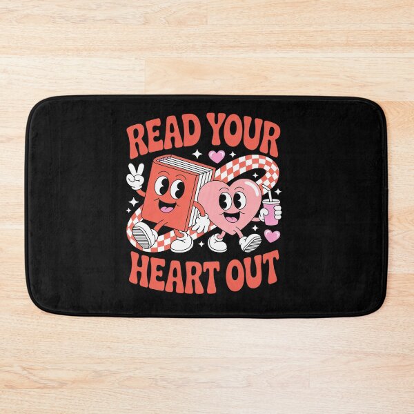 Item preview, Read Your Heart Out Valentine's Day Retro Teacher Bookish designed and sold by BlassmausArt.
