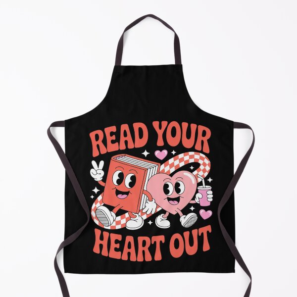 Item preview, Read Your Heart Out Valentine's Day Retro Teacher Bookish designed and sold by BlassmausArt.