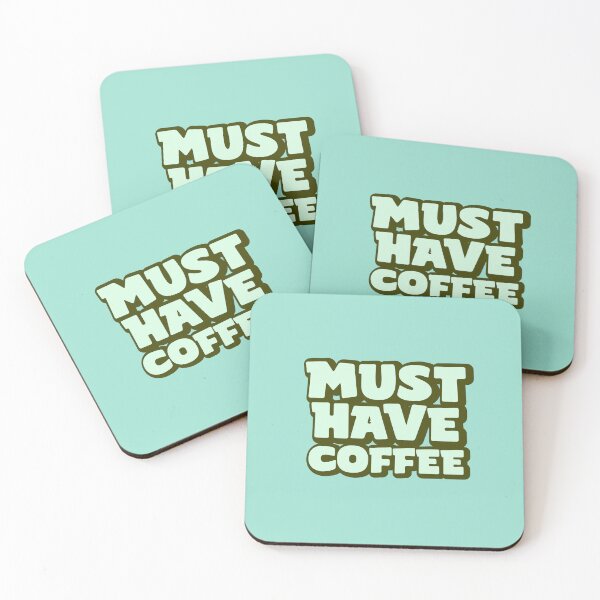 Item preview, MUST HAVE COFFEE | GREEN  designed and sold by thehappyintrovert .