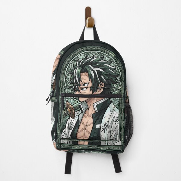 Item preview, Sanemi Shinazugawa Demon Slayer Dark Wind Blade Stained Glass designed and sold by mildaclairmo.