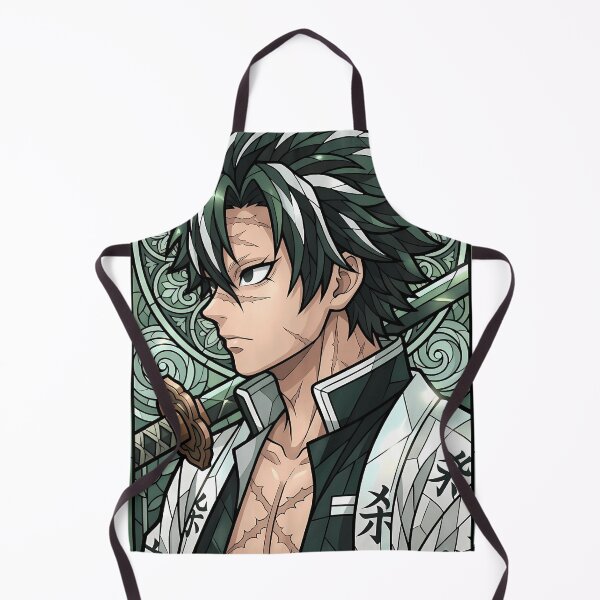Item preview, Sanemi Shinazugawa Demon Slayer Dark Wind Blade Stained Glass designed and sold by mildaclairmo.