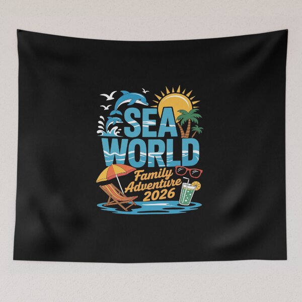 Item preview, Sea World Family Adventure 2026 Beach designed and sold by BlassmausArt.