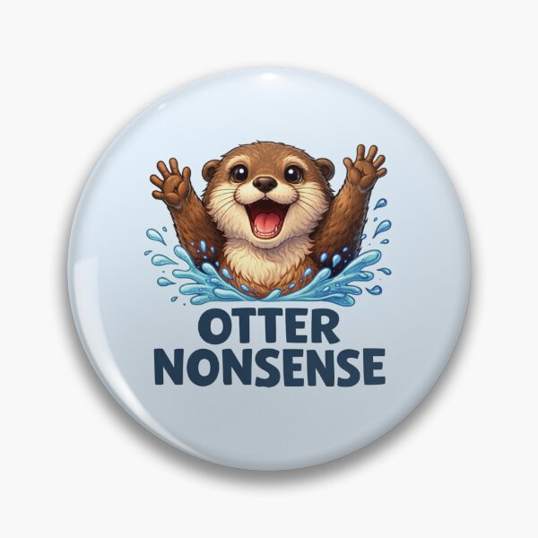 Item preview, Otter Nonsense - Funny Sea Otter Pun designed and sold by Myra365Art.