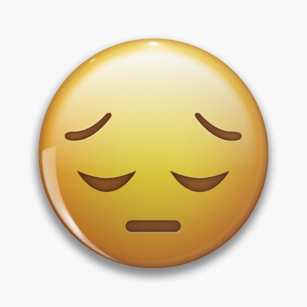 Item preview, Pensive Sad Emoji Lonely Reflective Mood designed and sold by Tom-Riley.