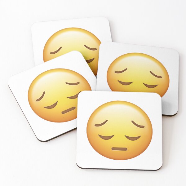 Item preview, Pensive Sad Emoji Lonely Reflective Mood designed and sold by Tom-Riley.