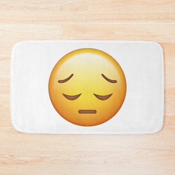 Item preview, Pensive Sad Emoji Lonely Reflective Mood designed and sold by Tom-Riley.