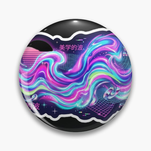 Item preview, Venti Abstract Wave Neon Aesthetic Design designed and sold by Venti waves.