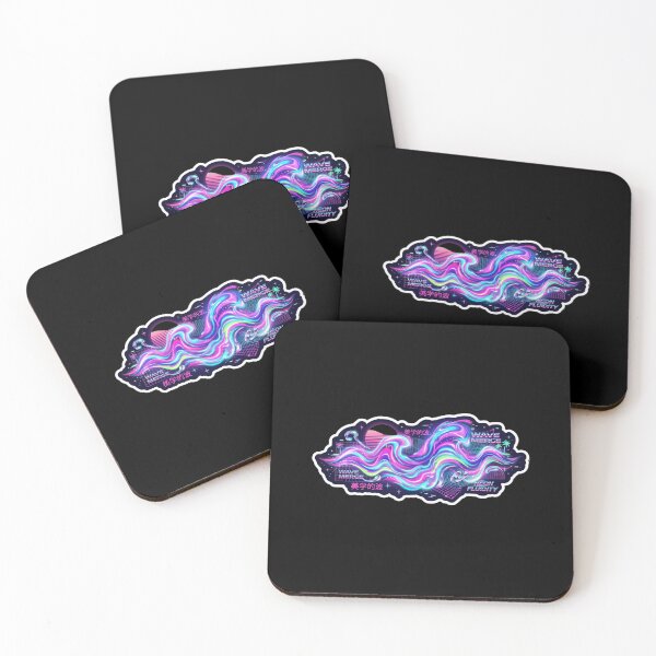 Item preview, Diseño estético Venti Abstract Wave Neon designed and sold by Venti waves.