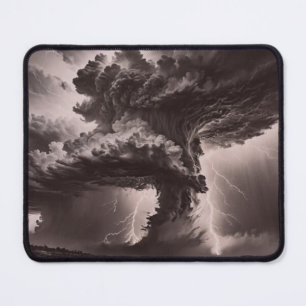 Item preview, Dramatic Lightning Storm Over Rocky Shoreline Wall Art designed and sold by BeautifulVirtues.