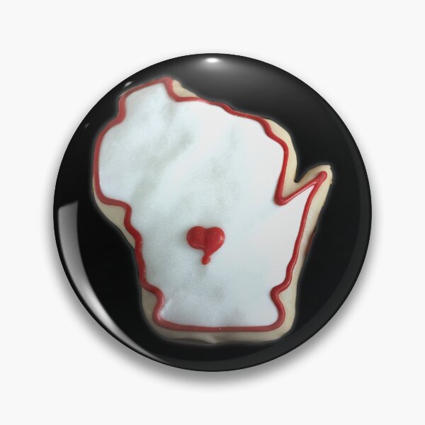 Item preview, Wisconsin Heart Cookie – Sweet Treat from Neat-o’s Bakery designed and sold by aadventures.