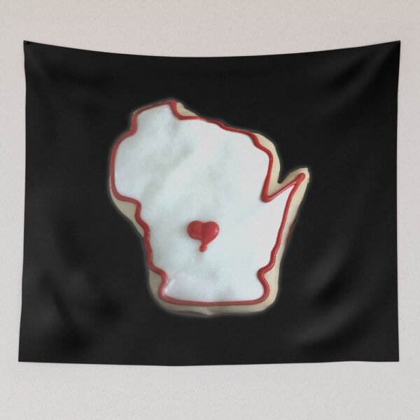 Item preview, Wisconsin Heart Cookie – Sweet Treat from Neat-o’s Bakery designed and sold by aadventures.