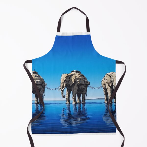 Item preview, Surreal Elephant Architecture Ocean Fantasy Art designed and sold by PixorStudio.