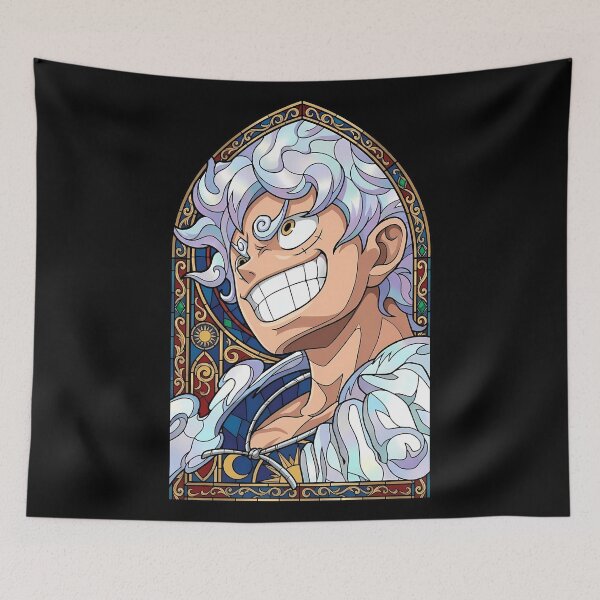 Item preview, Luffy One Piece Gear 5 Wild Smile Portrait designed and sold by mildaclairmo.