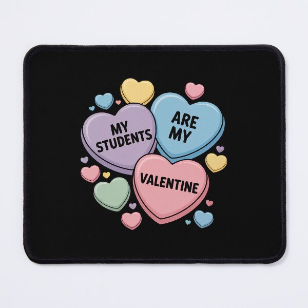 Item preview, Teacher Valentine's Day shirt MY STUDENTS ARE MY VALENTINE designed and sold by BlassmausArt.