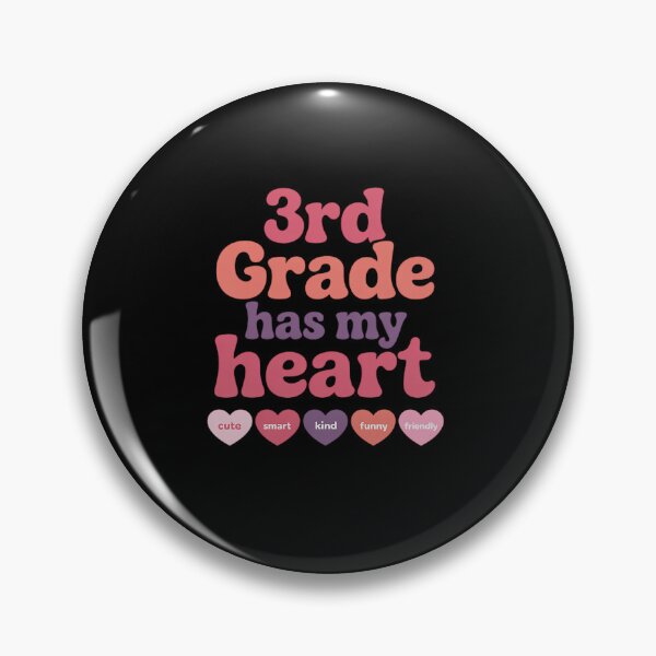 Item preview, Third Grade Has My Heart Groovy Valentines Day Teacher designed and sold by BlassmausArt.