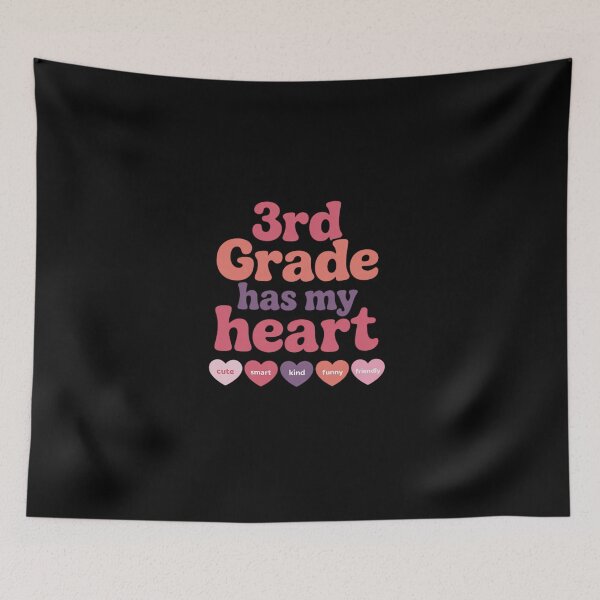 Item preview, Third Grade Has My Heart Groovy Valentines Day Teacher designed and sold by BlassmausArt.