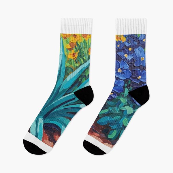 Item preview, Vibrant Agave Garden Oil Painting designed and sold by PixorStudio.