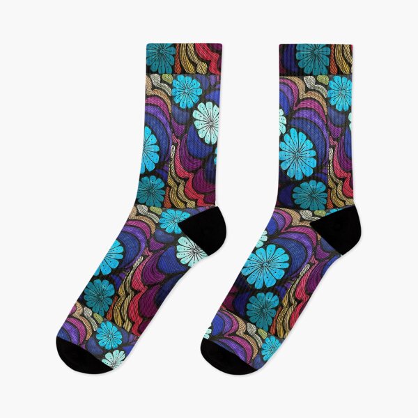 Item preview, Abstract Floral Doodle – Colorful Organic Pattern designed and sold by BeArtly.