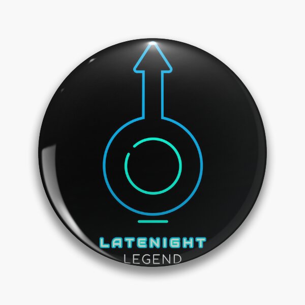 Artikelvorschau, Late Night Legend Male Sign Neon Sign entworfen und verkauft von GraTEEtude.