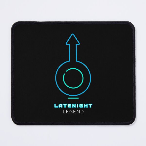 Artikelvorschau, Late Night Legend Male Sign Neon Sign entworfen und verkauft von GraTEEtude.